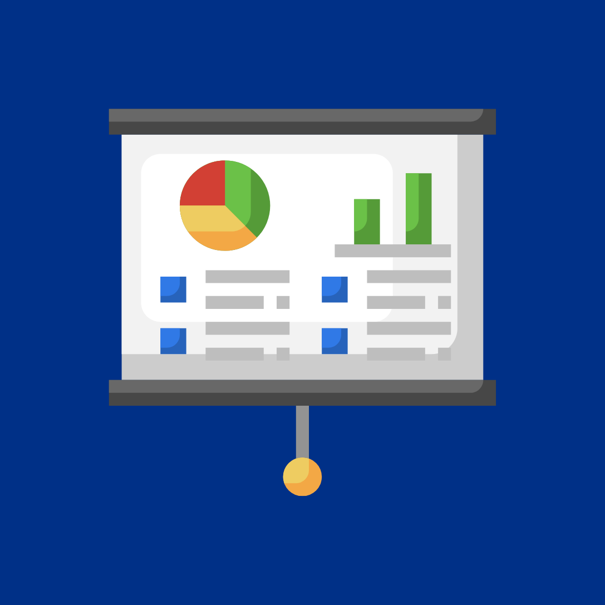 Image of Survey Results as Pie Charts and Bar Graphs