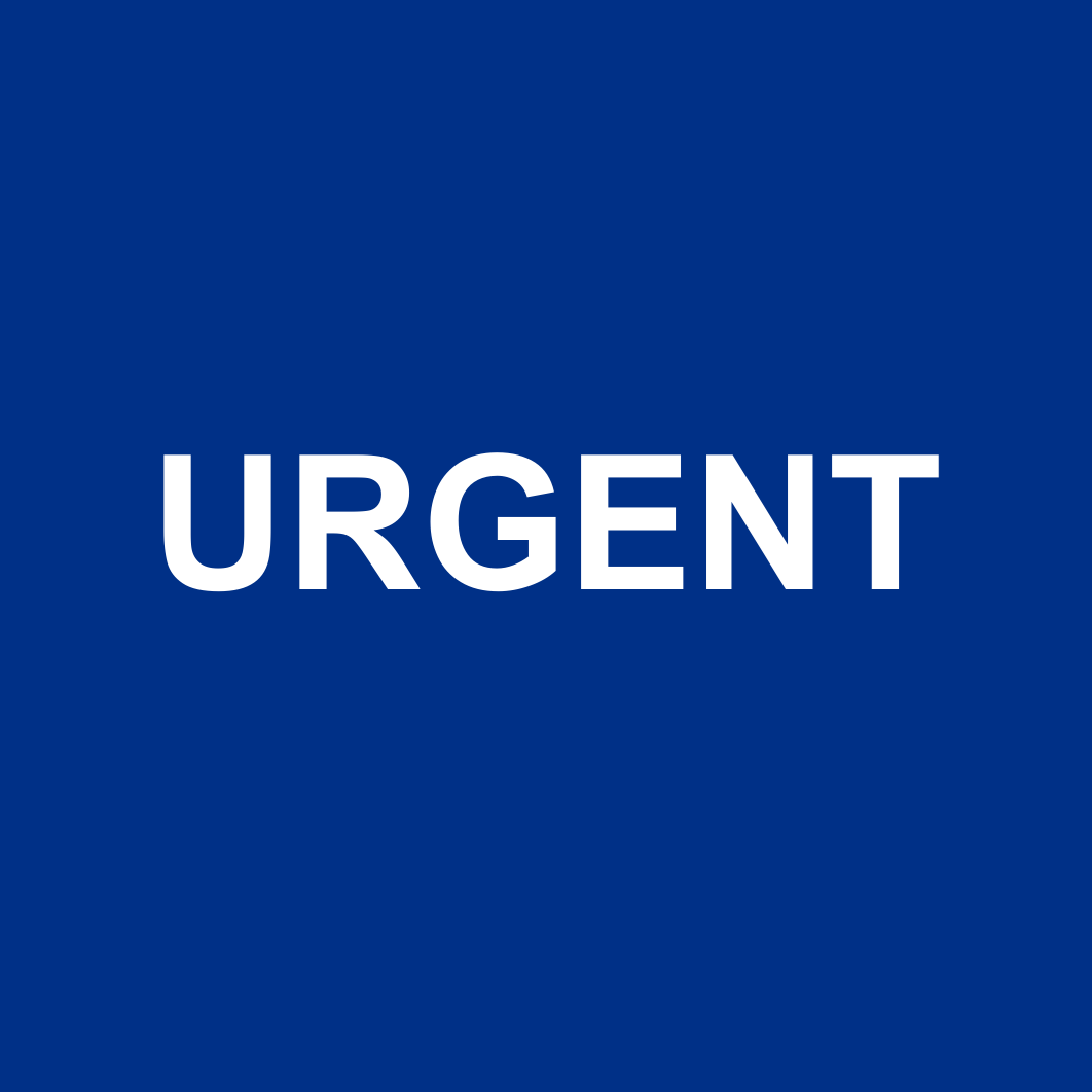 Word 'Urgent'