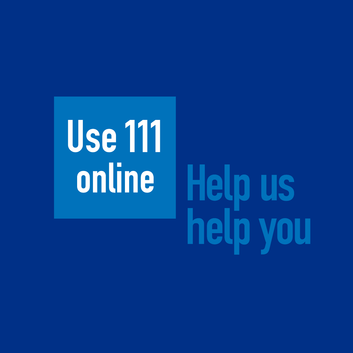 NHS 111 Online Logo