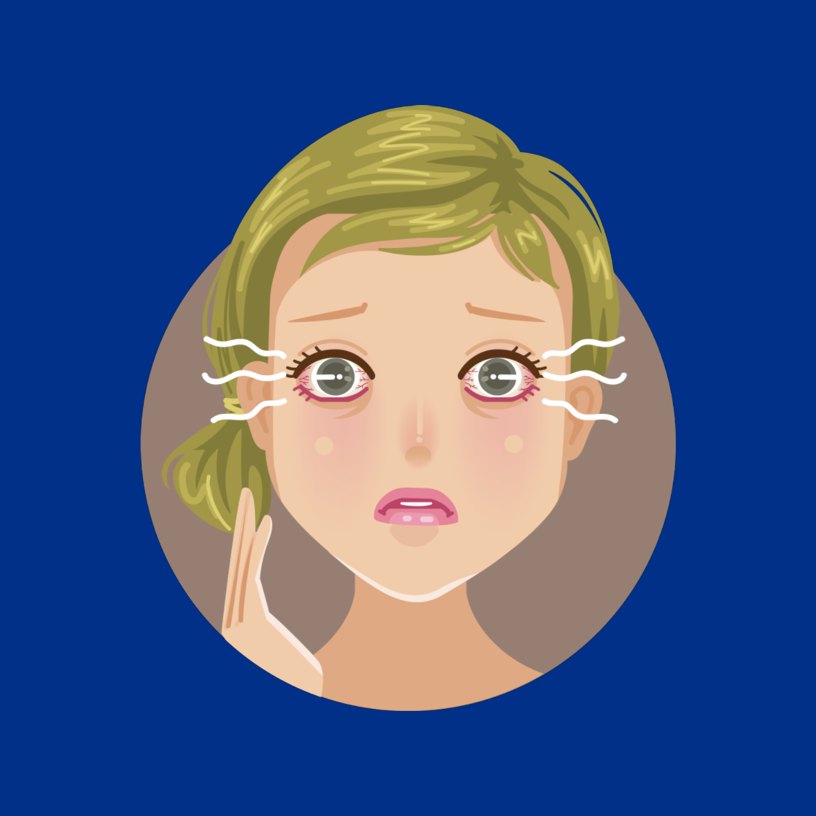 Image of Person with a Sight Threatening Eye Problem