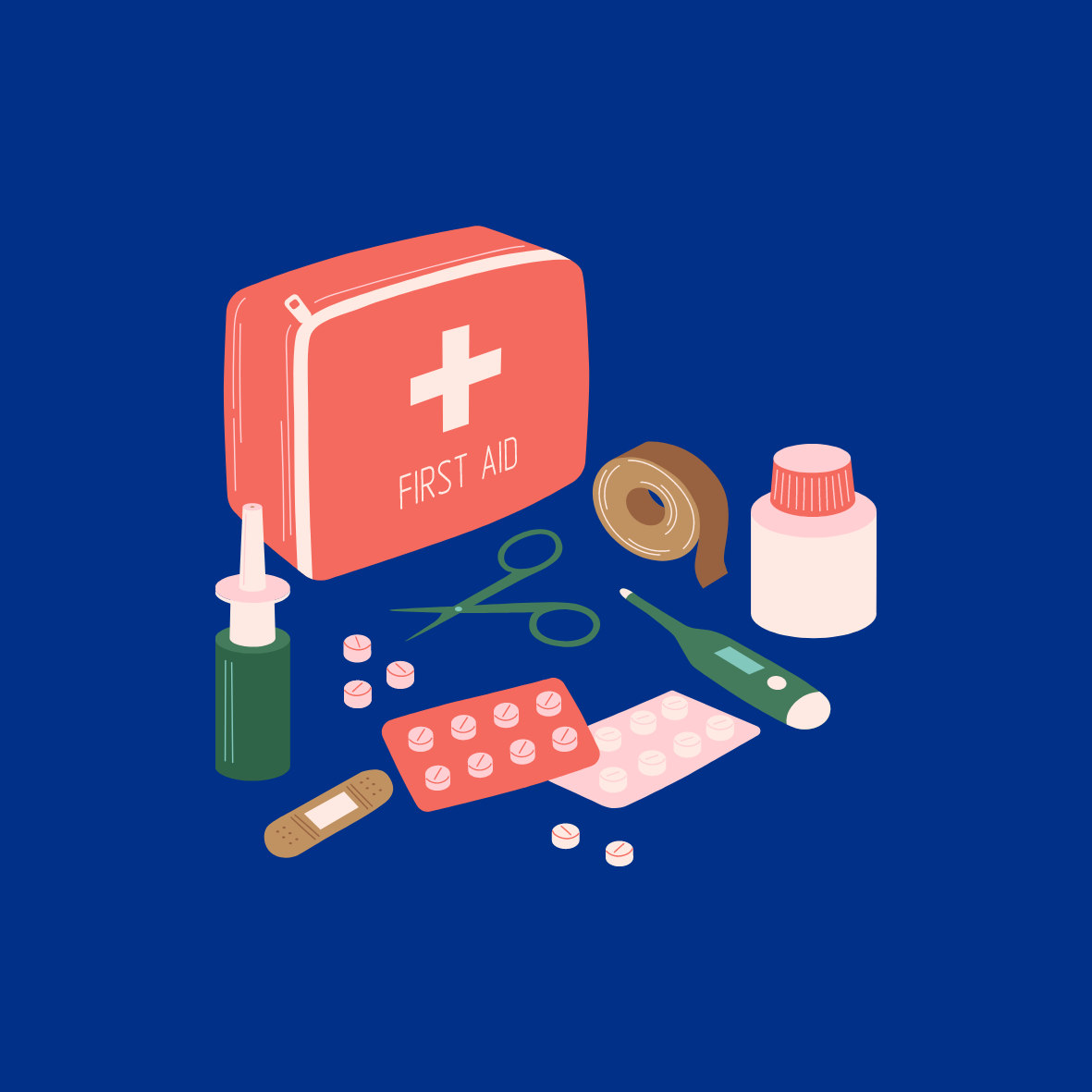 Image of First Aid Kit and Contents